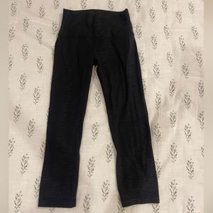 Lululemon Align 23” Embossed Black Leggings